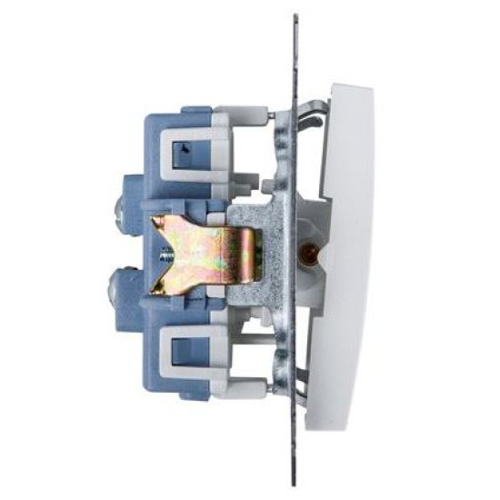Подвійний прохідний вимикач Kontakt Simon Simon 54 Premium DW6/2.01/11 (білий)