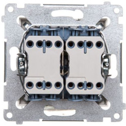 Подвійний перехресний вимикач Kontakt Simon Simon 54 Premium DW7/2.01/44