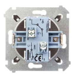 Подвійний прохідний вимикач Kontakt Simon Simon 54 Premium DW6/2.01/46 (бронза)