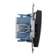 Одинарний прохідний вимикач Kontakt Simon Simon 54 Premium DW6L.01/46 з підсвічуванням (бронза)