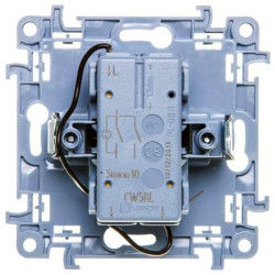 Двокнопковий вимикач Kontakt Simon Simon 10 CW5BL.01/41 з підсвічуванням (кремовий)
