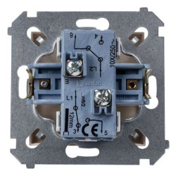 Двокнопковий прохідний вимикач Kontakt Simon Simon 54 Premium DW6/2.01/41 (кремовий)