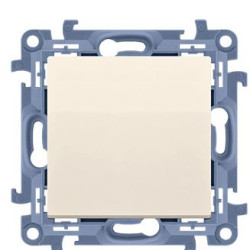 Одинарний натискний вимикач Kontakt Simon Simon 10 CP1.01/41 (кремовий)