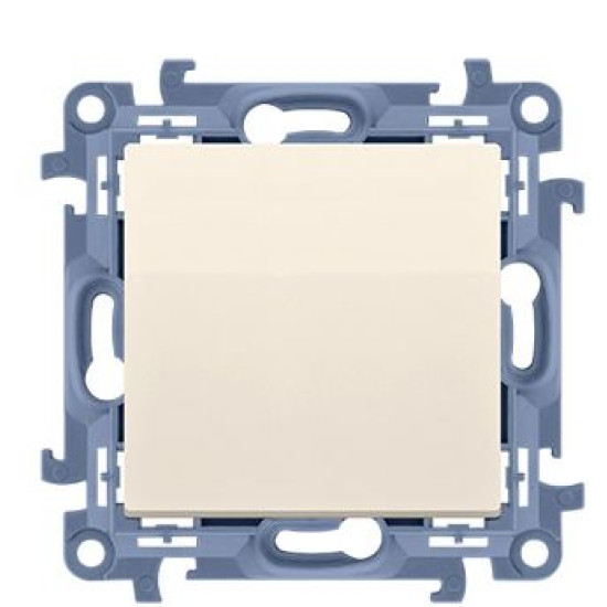 Одинарний натискний вимикач Kontakt Simon Simon 10 CP1.01/41 (кремовий)
