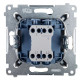 Одинарний перехресний вимикач Kontakt Simon Simon 54 Premium DW7L.01/43 з підсвічуванням