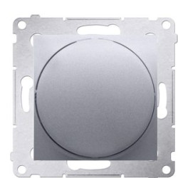 Світлорегулятор для світлодіодів Simon Simon 54 Premium DS9L.01/43 2-100Вт (срібло)
