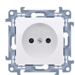 Розетка Kontakt Simon Simon 10 CG1.01/11 без заземлення (білий)
