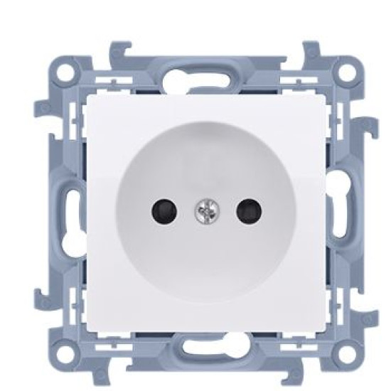 Розетка Kontakt Simon Simon 10 CG1.01/11 без заземлення (білий)