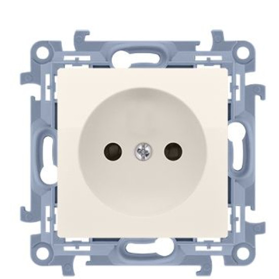 Розетка Kontakt Simon Simon 10 CG1.01/41 без заземлення (кремовий)