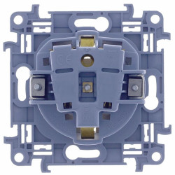 Розетка Kontakt Simon Simon 10 CGSZ1Z.01/41 із заземленням Schuko зі шторками (кремовий)
