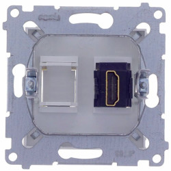 Розетка одинарна HDMI Kontakt Simon Simon 54 Premium DGHDMI.01/44 (золото)