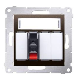 Аудіо розетка Kontakt Simon Simon 54 Premium DGL31.01/46 на 1 динамік (бронза)