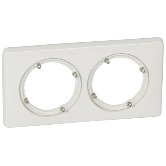 Двопостова рамка Legrand Celiane (069072) IP44 (білий)