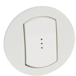 Клавіша вимикача Legrand Celiane (067803) з підсвічуванням IP44 (білий)
