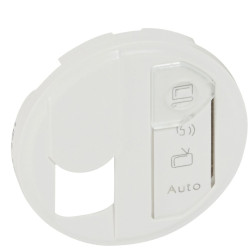 Накладка RJ-45 розетки Legrand Celiane (068291) STP cat6 для оптимізованої мережі (з етикеткою) (білий)