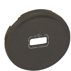 Накладка USB розетки Legrand Celiane (067950) (графіт)