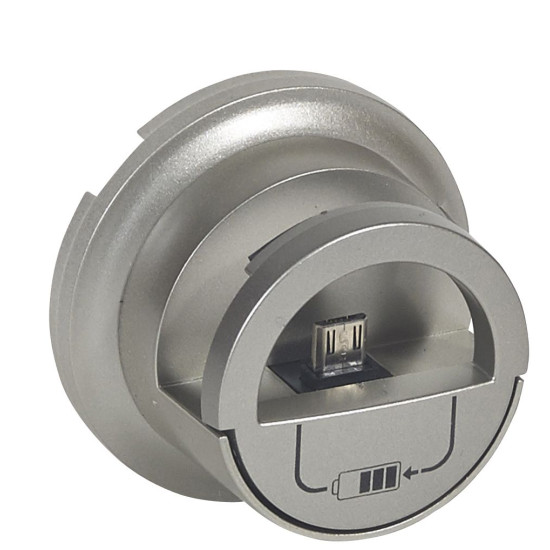 Накладка для USB-заряджання Legrand Celiane (068510) (титан)