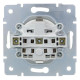 Розетка Lezard Rain (703-0288-123B) з кришкою із з/к ПБТ (біла)