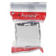 Розетка Lezard Rain (703-0288-123B) з кришкою із з/к ПБТ (біла)
