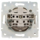 Розетка Lezard Rain (703-3088-124B) із захисними шторками дітей із з/к ПБТ (перлово-білий перламутр)