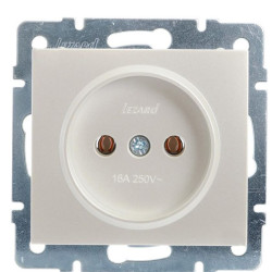 Розетка Lezard Rain (703-3088-121B) ПБТ (перлово-білий перламутр)
