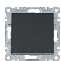 Перехресний вимикач Hager WL0033 Lumina 10АХ/230В (чорний)