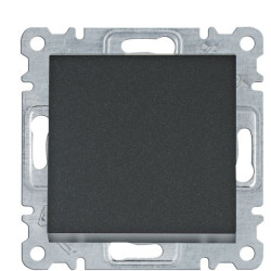 Вимикач Hager WL0113 Lumina 10АХ/230В (чорний)
