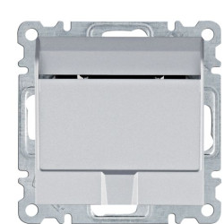 Вимикач для готельних карток Hager WL0512 Lumina (сріблястий)