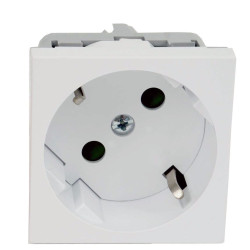 Розетка Kopos QS 45x45 C біла