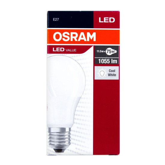 Світлодіодна лампа Osram 4052899973404 VALUE A75 10.5Вт 1055Лм 4000К E27