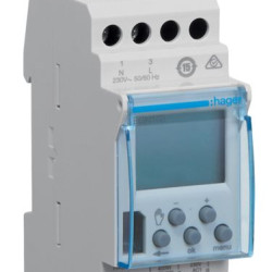 Одноканальний тижневий таймер Hager EGN103 (з Bluetooth)