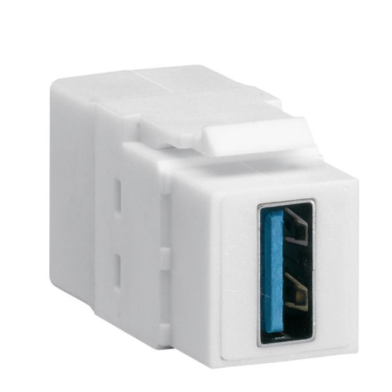 Модуль Keystone Hager VZ30US USB 3.0 із прямим з'єднанням