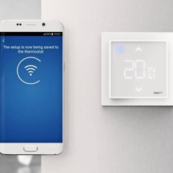 Терморегулятор Devi Smart (+5+45С) Wi-Fi 85х85мм 16A білий (140F1141)