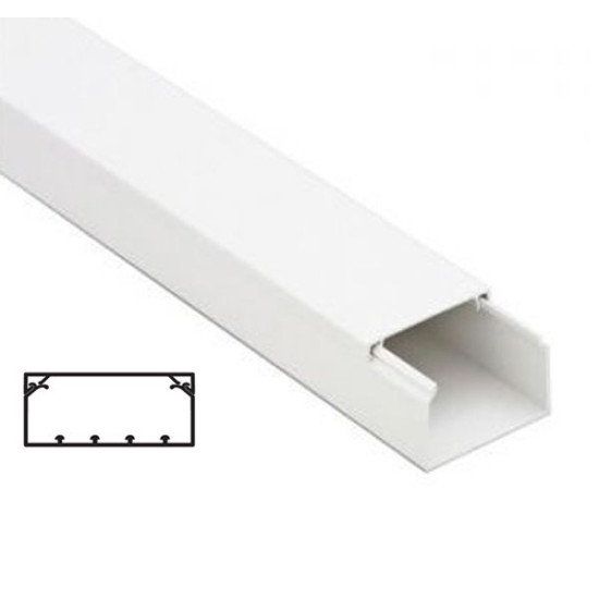 Короб із напрямними In-Liner, 120x60, довжина 2м, колір білий, DKC