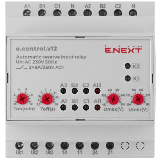 Реле автоматичного введення резерву E.Next e.control.v12 (p0690022)