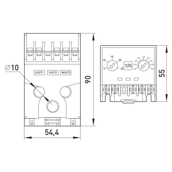 Реле захисту двигуна E.Next e.control.m05 4-20 (p0690019)