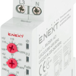 Регульоване трифазне реле контролю фаз E.Next e.control.v04m (p0690021)