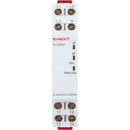 Трифазне реле контролю фаз E.Next e.control.v03m (p0690020)