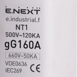 Плавкий запобіжник E.Next e.industrial.f.NT1.160 габарит 1160А (i0760014)