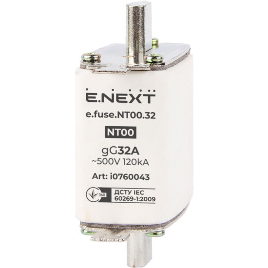 Плавкий запобіжник E.Next e.fuse.NT00.32 габарит 0032А (i0760043)