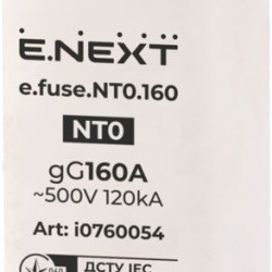 Плавкий запобіжник E.Next e.fuse.NT0.160 габарит 0 160А (i0760054)