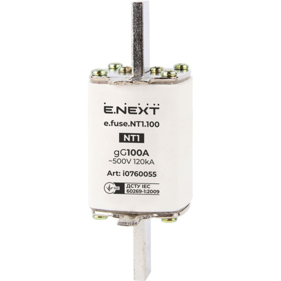 Плавкий запобіжник E.Next e.fuse.NT1.100 габарит 1100А (i0760055)