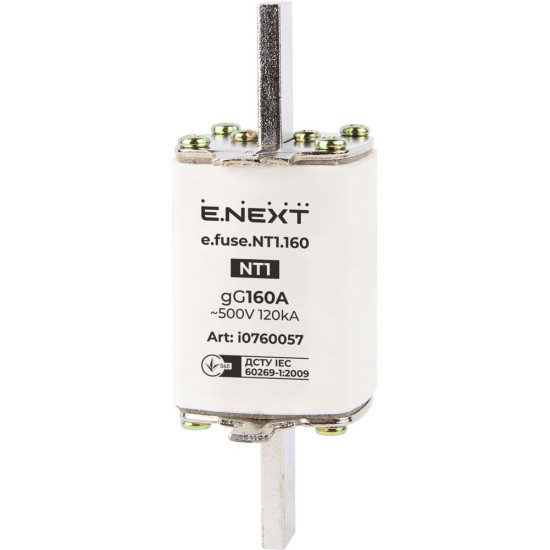Плавкий запобіжник E.Next e.fuse.NT1.160 габарит 1160А (i0760057)