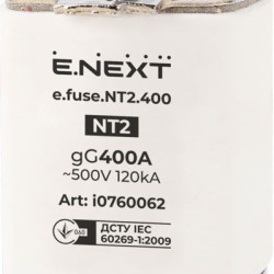 Плавкий запобіжник E.Next e.fuse.NT2.400 габарит 2400А (i0760062)