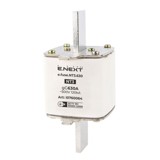 Плавкий запобіжник E.Next e.fuse.NT3.630 габарит 3630А (i0760064)