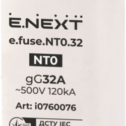 Плавкий запобіжник E.Next e.fuse.NT0.32 габарит 0 32А (i0760076)