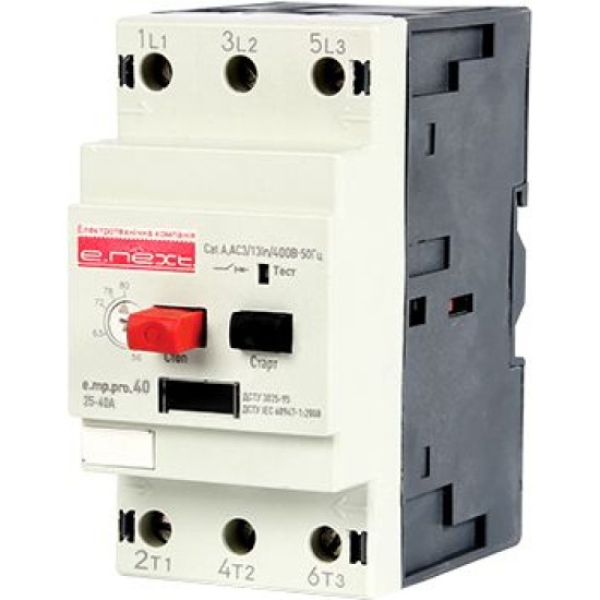 Автомат захисту двигуна E.Next e.mp.pro.40 25-40А (p004022)