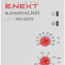 Реле контролю температури E.Next e.control.h01 16A АС/DC 24-240 -5+40°С (i0310016)