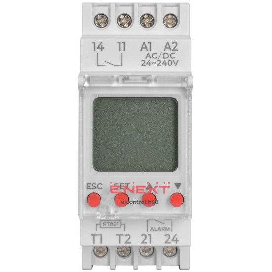 Реле контролю температури E.Next e.control.h02 16A АС/DC 24-240 -25+130°С (i0310017)