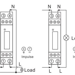 Однофазний електронний лічильник E.Next e.control.w04m 5-45 А клас 1.0 (i0310031m)